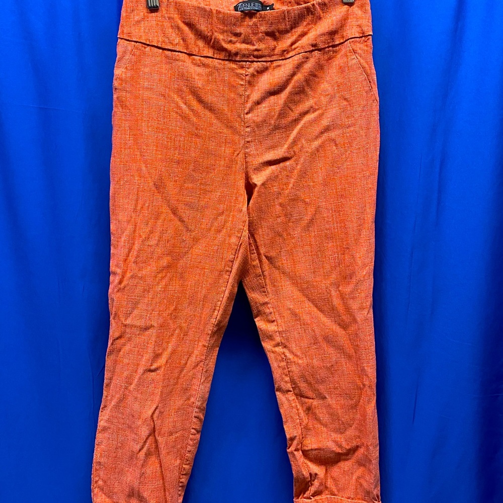Crop pants, pull-on, stretch, size Med, by New York&Co